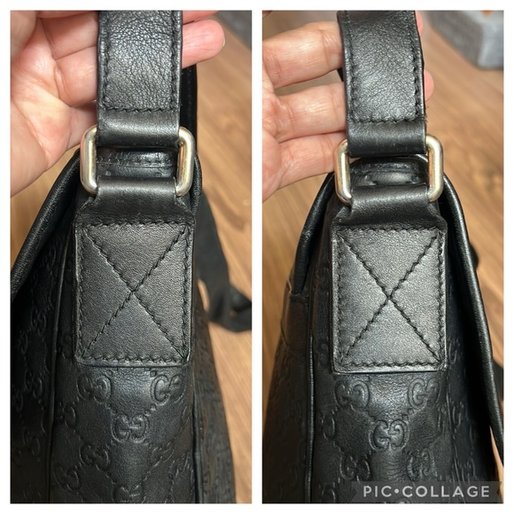 A229 - 💯 % authentic Gucci messenger crossbody bag - Picture 14 of 16